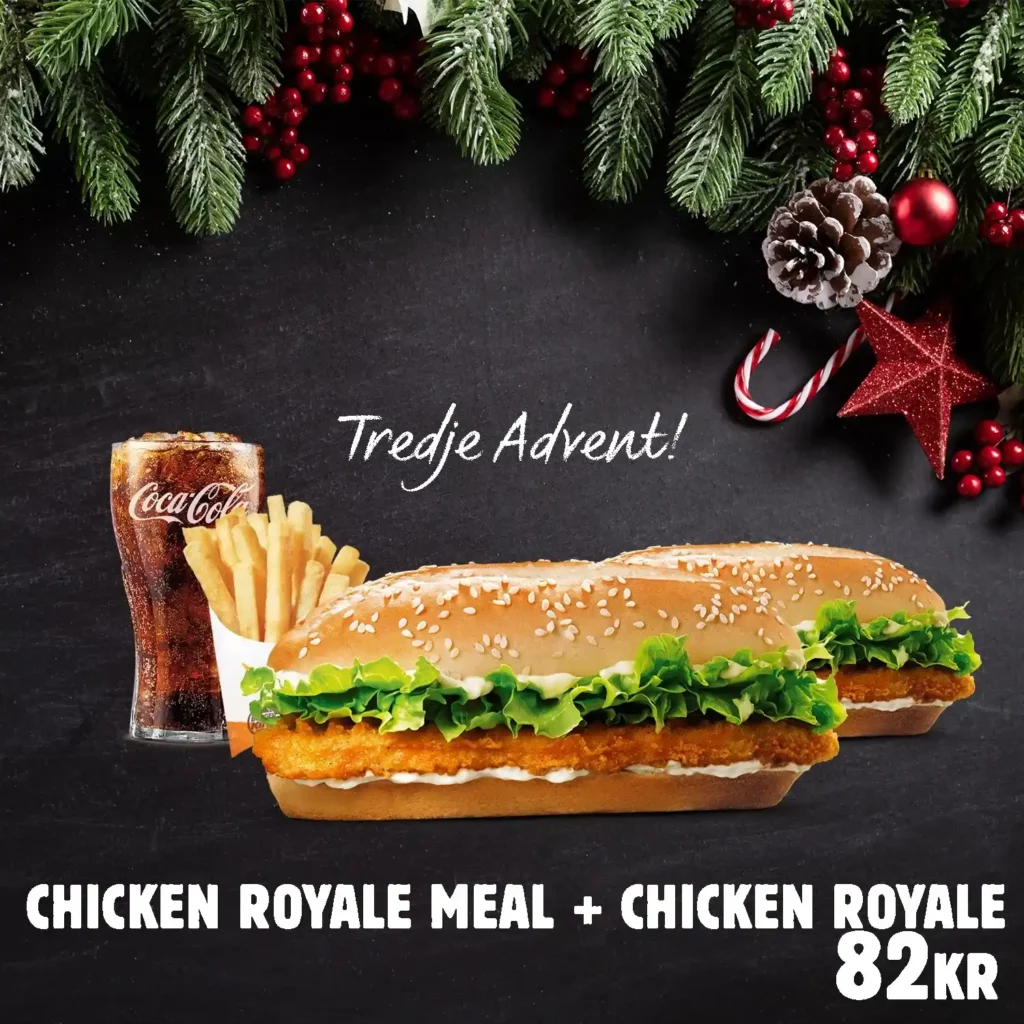 Burger King Chicken Royale Family Meny