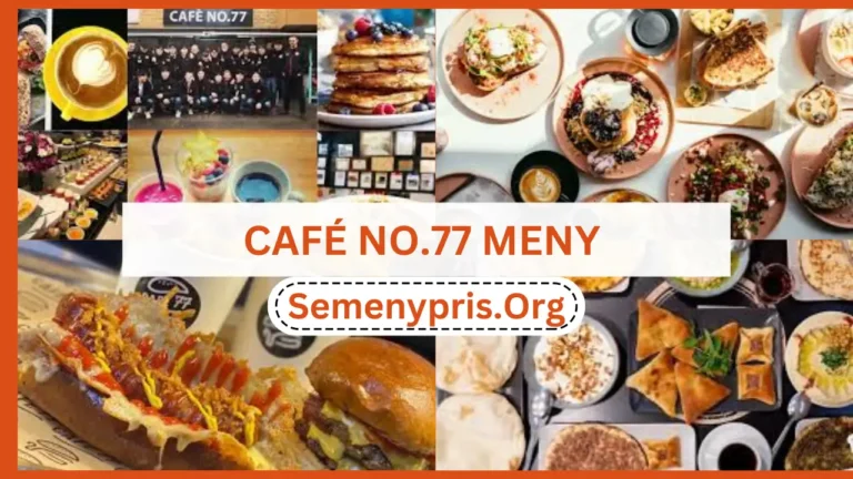 Café No.77 Sweden Meny Senaste priserna 2024